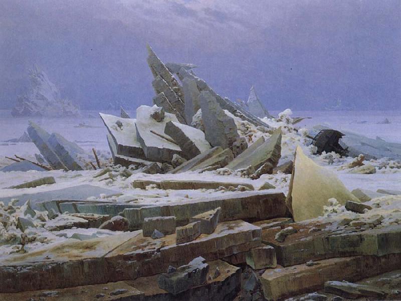 Caspar David Friedrich Arctic Shipwreck oil painting picture